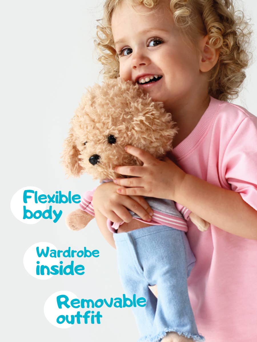 Fendi Lucky Dog Puppe: Urban Chic – 38 cm