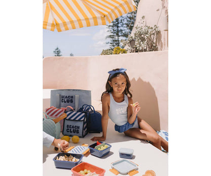 Isolierte Snacktasche "Stripes Blues & Beyond"