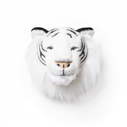 Wanddekoration Plüschtier Albert der weiße Tiger
