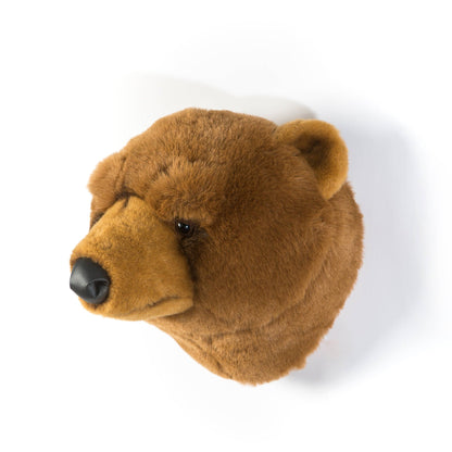 Décoration Murale Peluche Oliver l'ours brun - Wild & Soft