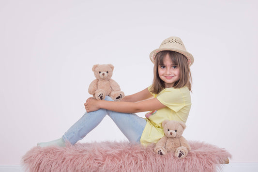 Beige Teddybär-Plüschtier