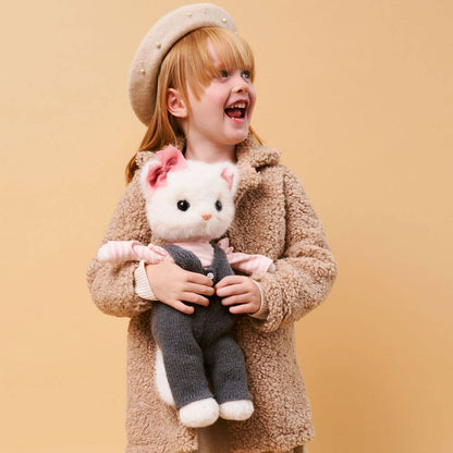 Peluche, Lucky Kitty, Lucky Sophie : Chaton élégant 38 cm 3+