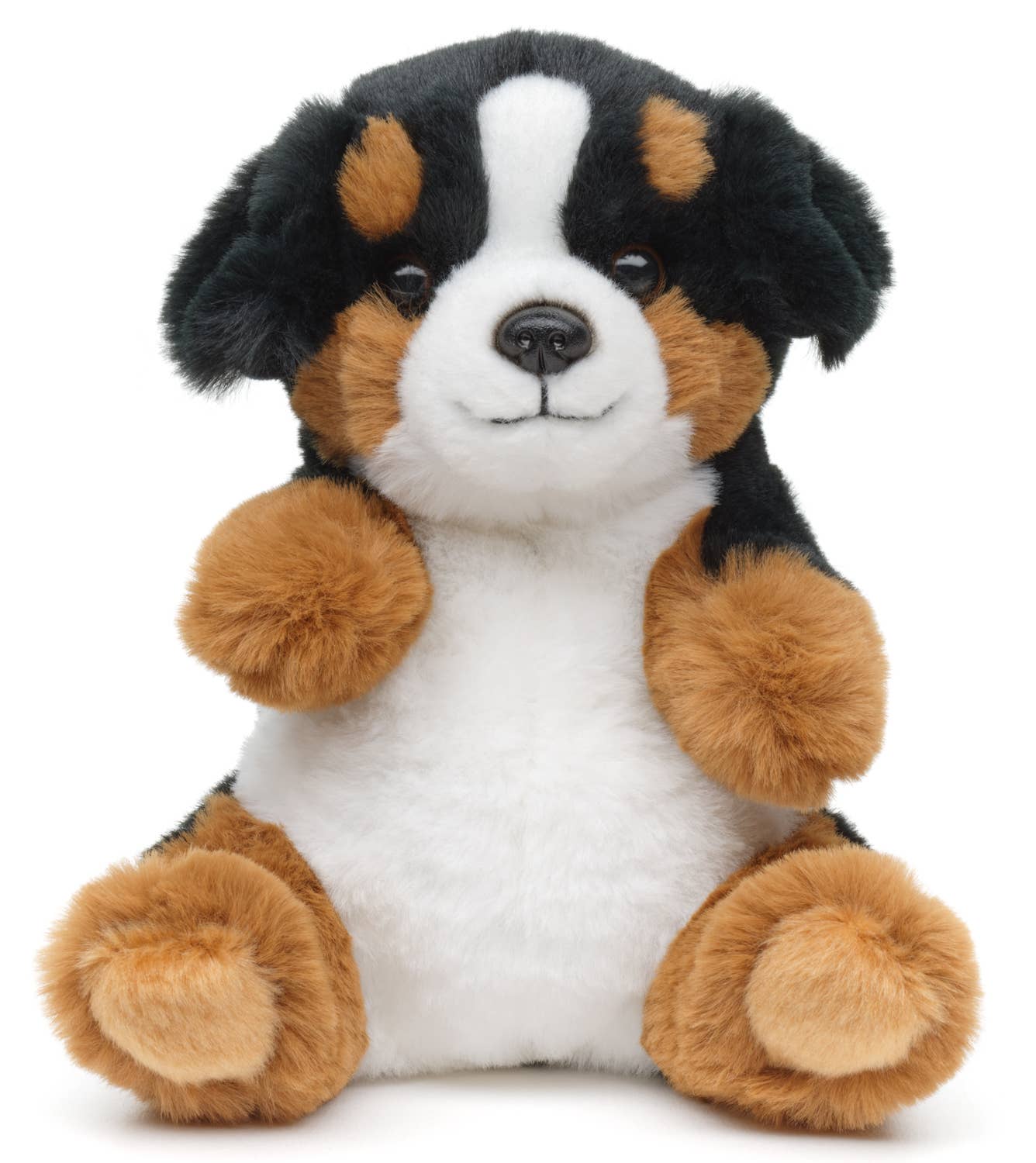 Peluche Bouvier bernois, assis kawaii