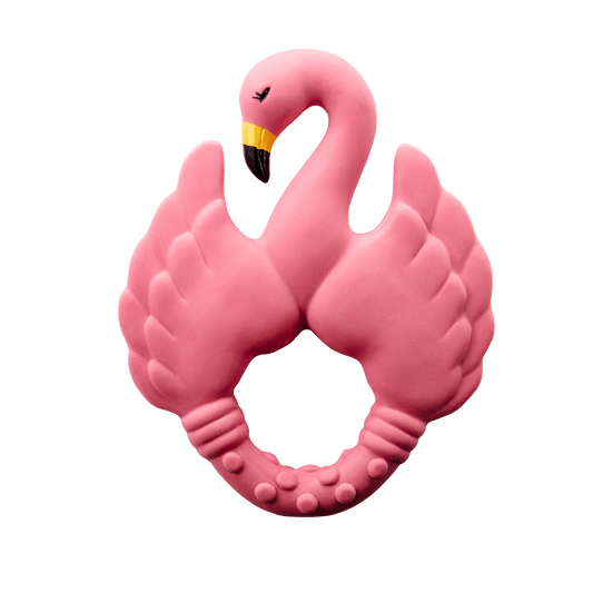 Anneau de Dentition Flamant Rose Natruba
