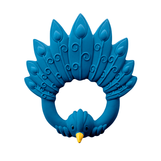 Anneau de Dentition Paon Bleu Natruba