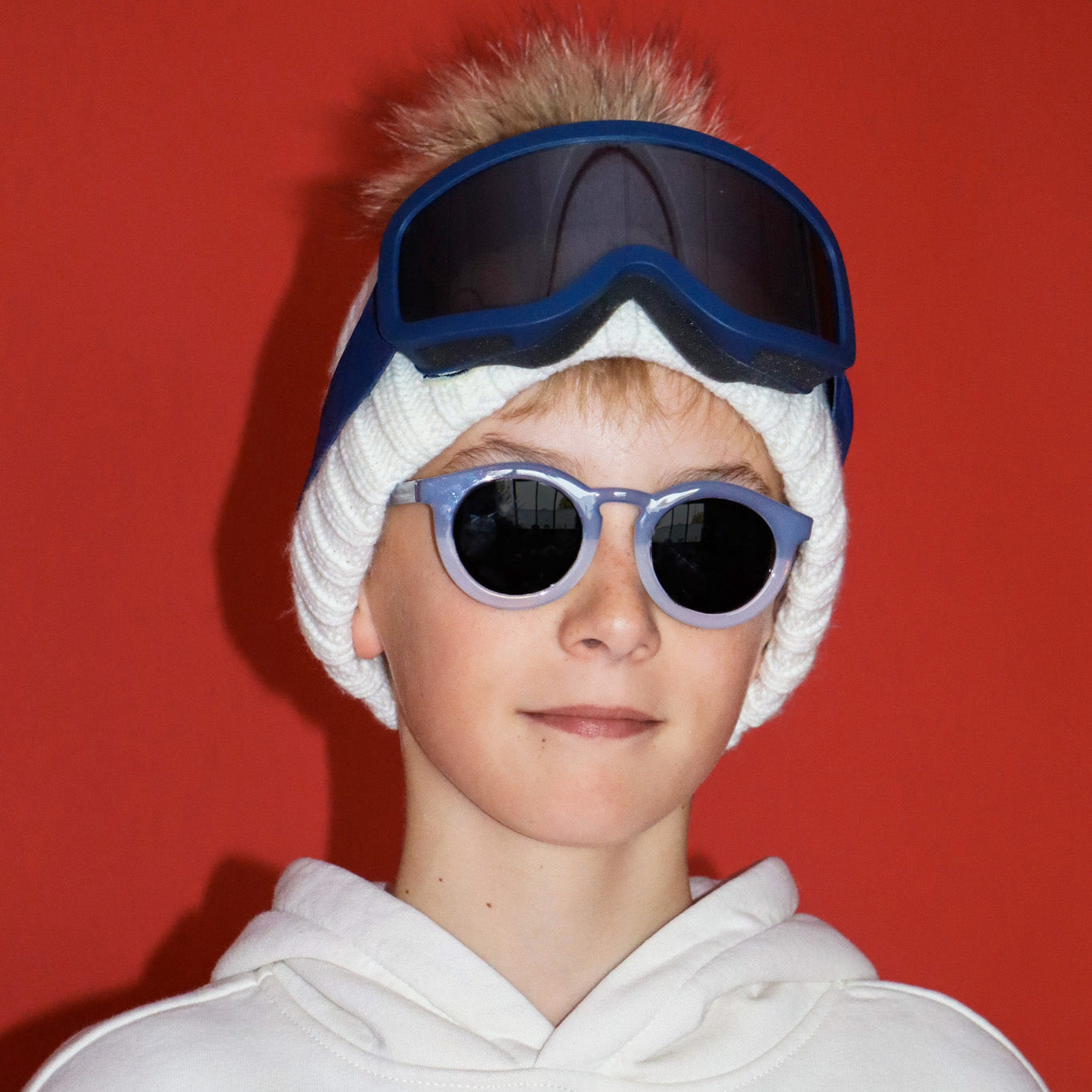 Lunettes de soleil Enfant Hop'Pop – Bicolore Transparent – CAT 3