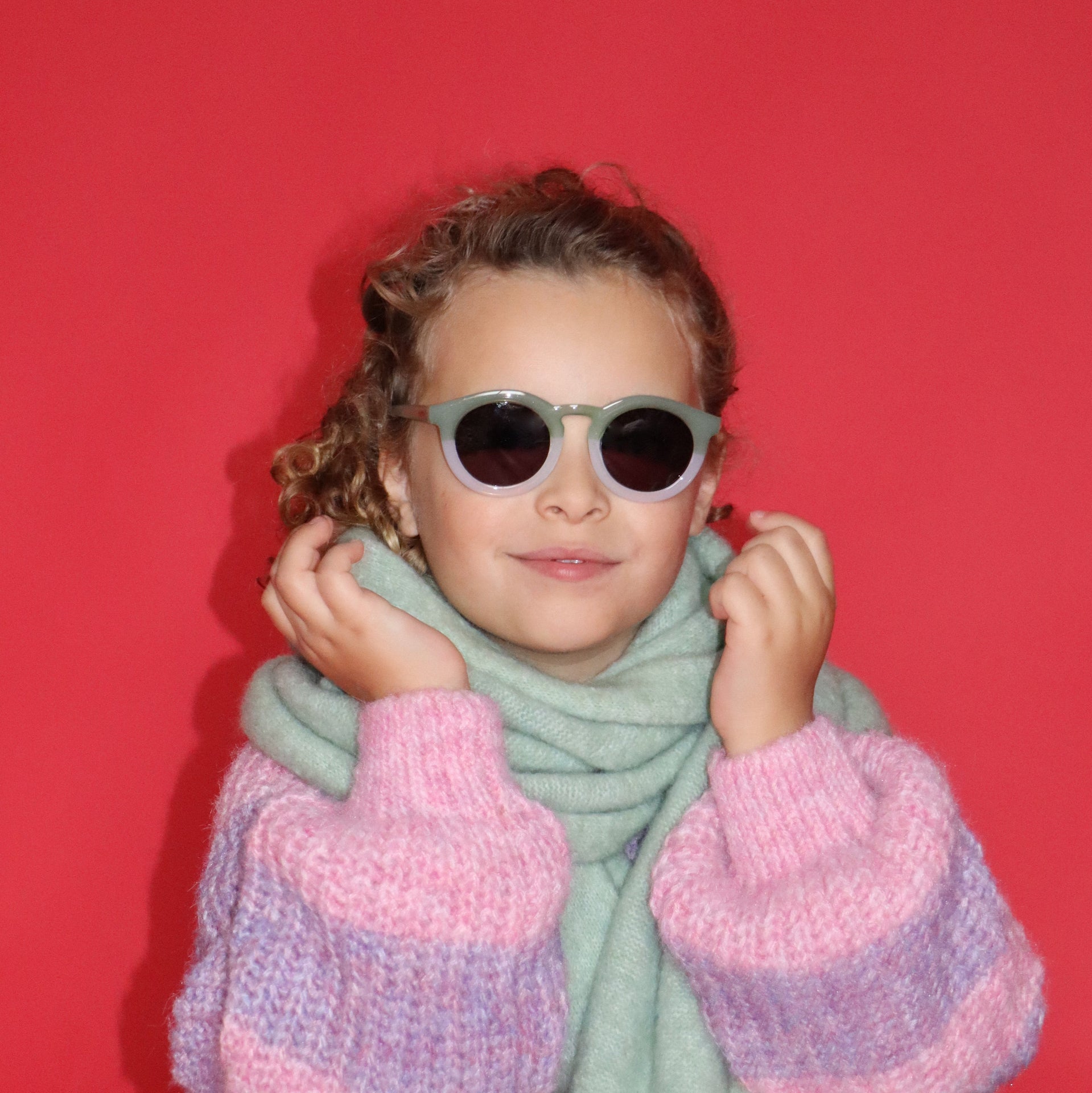 Lunettes de soleil Enfant Hop'Pop – Bicolore Transparent – CAT 3