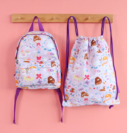 Petit sac à dos enfant - Princesses – vue 3 – A Little Lovely Company