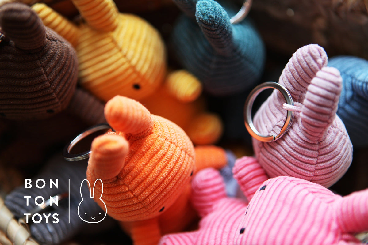 Porte-clé Miffy Velours Côtelé Bon Ton Toys