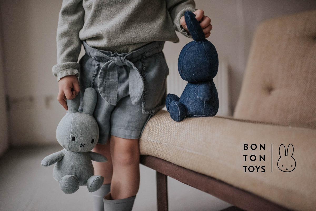 Miffy Light Denim Rabbit Plush