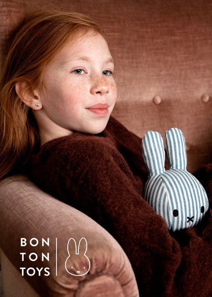Miffy Denim Stripe Bunny Plüschtier
