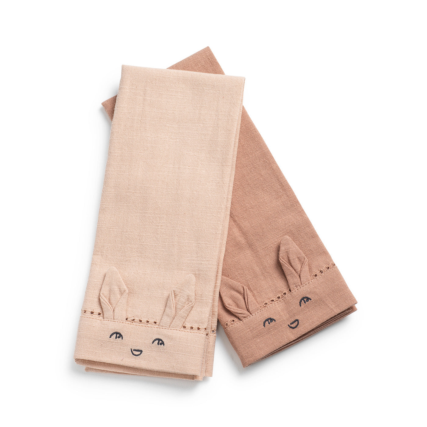 Lot de 2 Serviettes de Table Faded Rose / Powder Pink Elodie Details - OFCK.fr