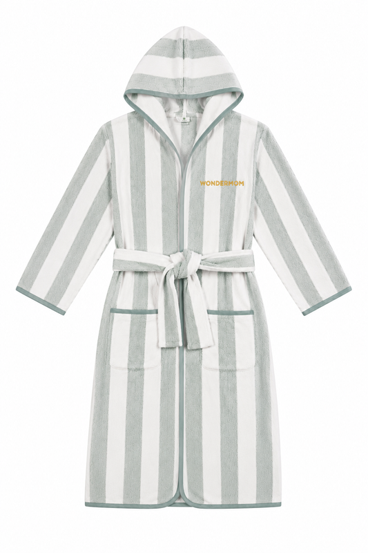 Wondermum Lola Lemon Organic Cotton Bathrobe – Limited Edition