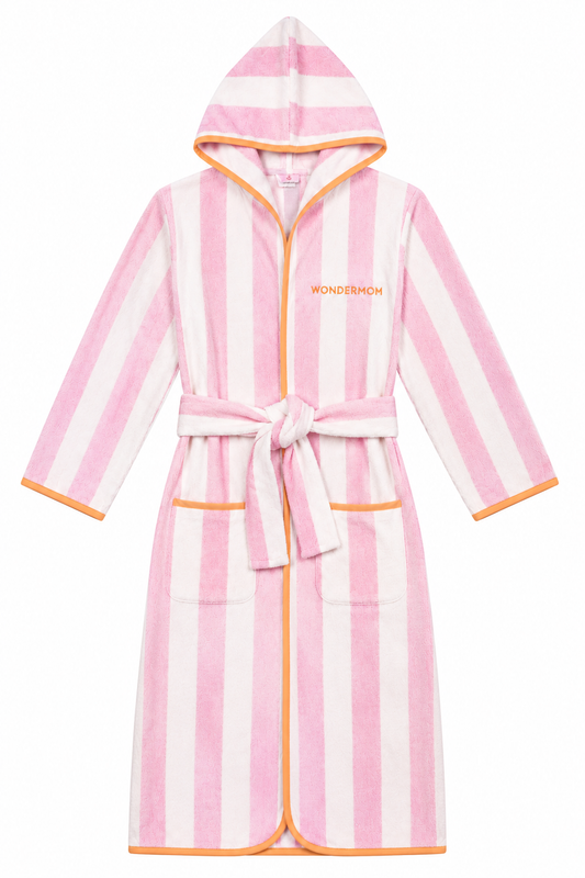 Wondermum Mandy Mandarin Organic Cotton Bathrobe - Limited Edition