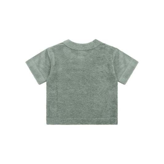 Strand-T-Shirt Jungen - Frottee - Grün