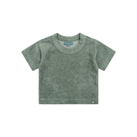 Strand-T-Shirt Jungen - Frottee - Grün