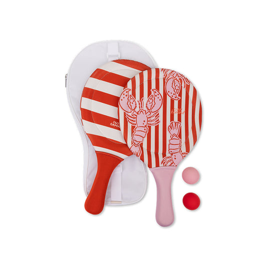Beach-Tennis-Set – Pink – Lobster Bay