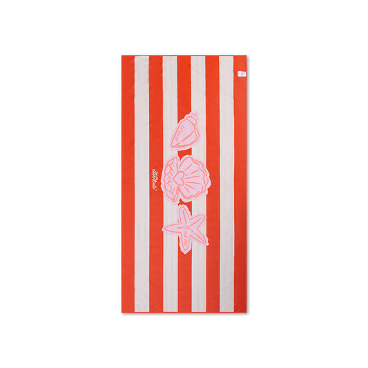 Mikrofaser-Strandtuch - Rot - Lobster Bay - 180 x 90 cm