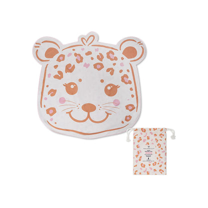 Strandtuch Mikrofaser – Beige – Leopard – 140 cm