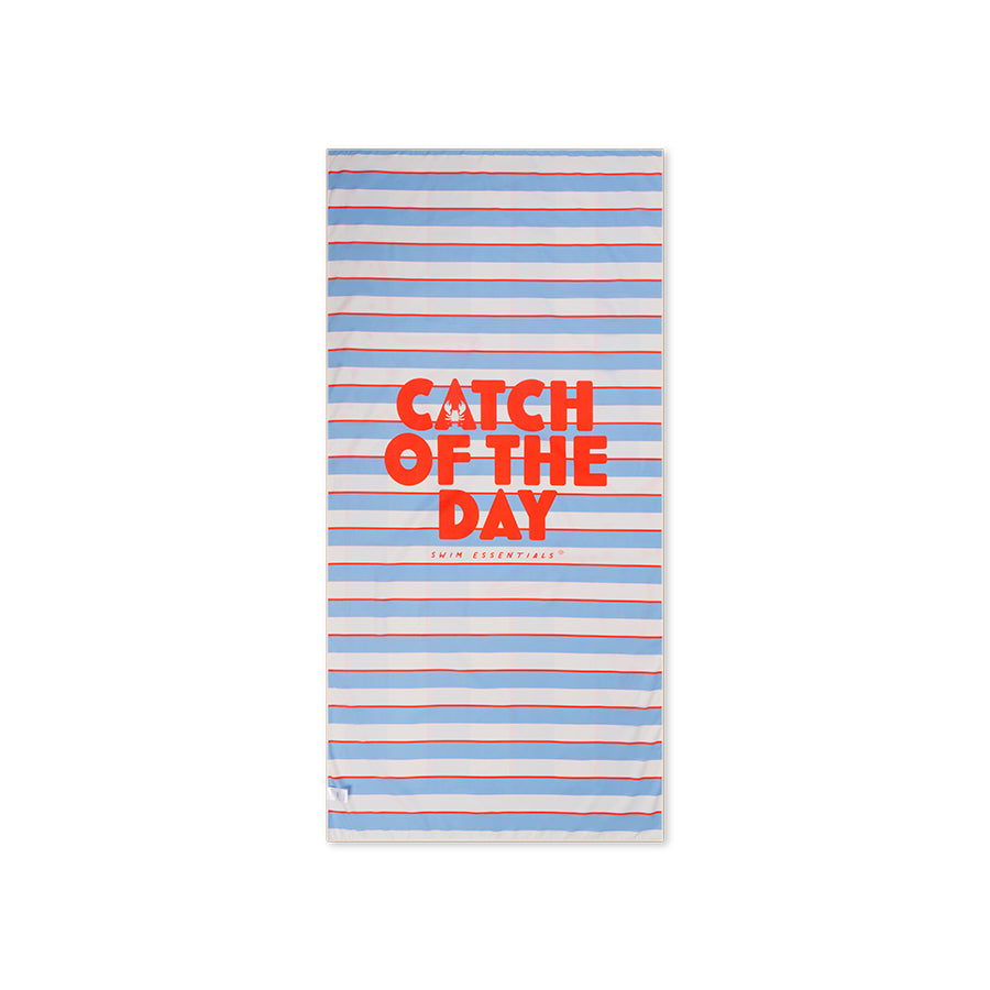 Strandtuch Mikrofaser - Mehrfarbig - Catch Of The Day - 180 x 90 cm