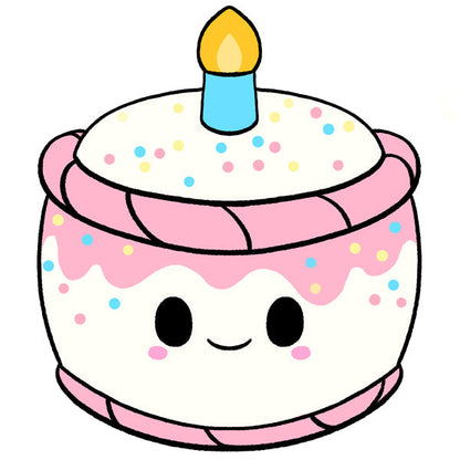 Peluche Comfort Food Squishable – Gâteau d’Anniversaire