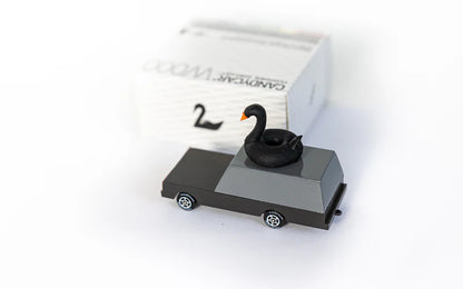 Candycar World Wooden Car - Black Swan