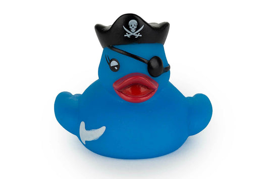 Petit Canard de bain Pirate Bleu – visuel produit