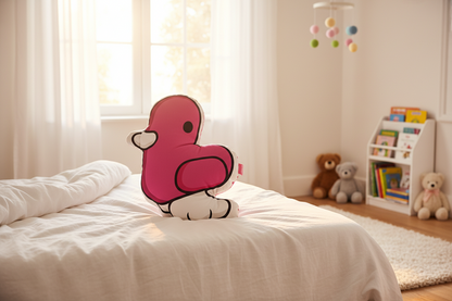 Pink Duck Cushion
