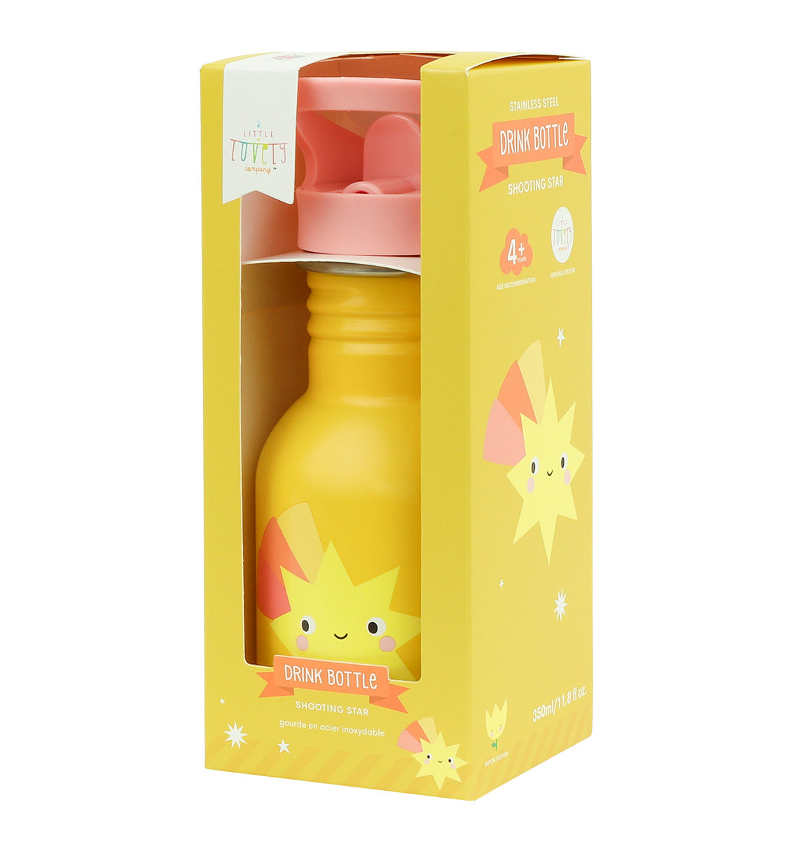 Petite gourde en inox - Étoile filante – vue 5 – A Little Lovely Company