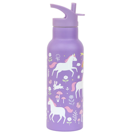 Gourde XL en inox - Unicorn Dreams – vue 3 – A Little Lovely Company