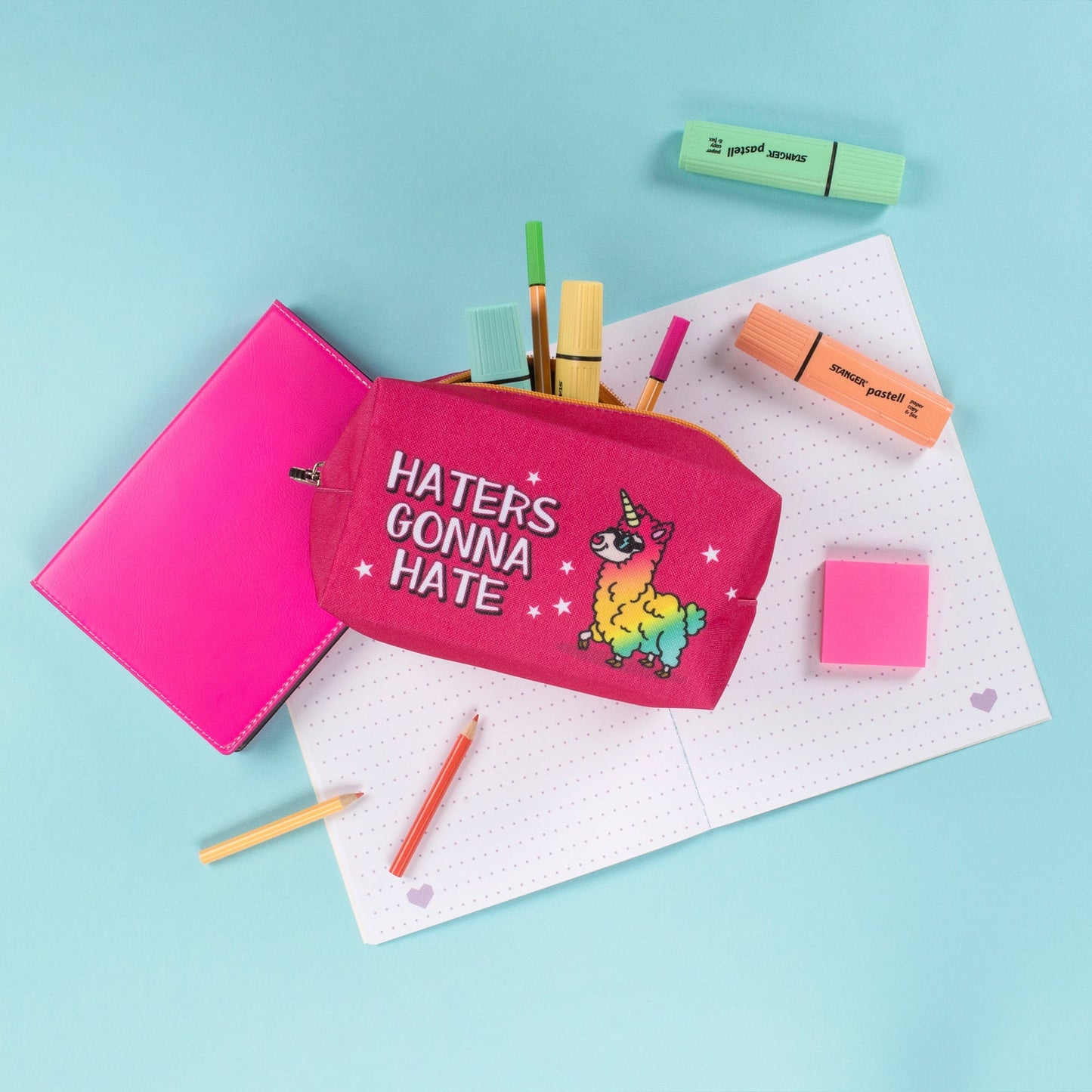 Posh Llama Trousse scolaire ou de maquillage