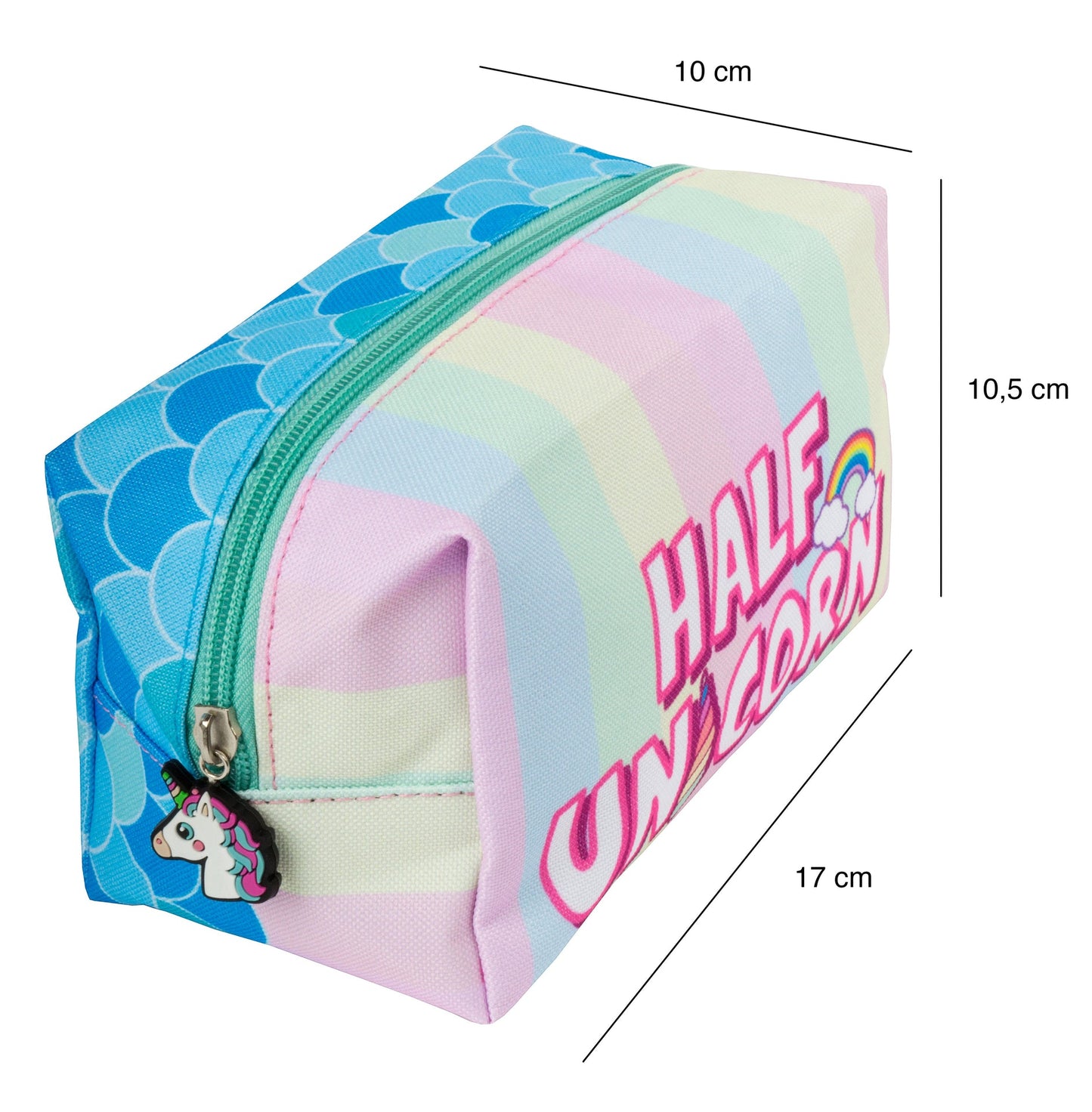 Half & Half Trousse scolaire ou de maquillage