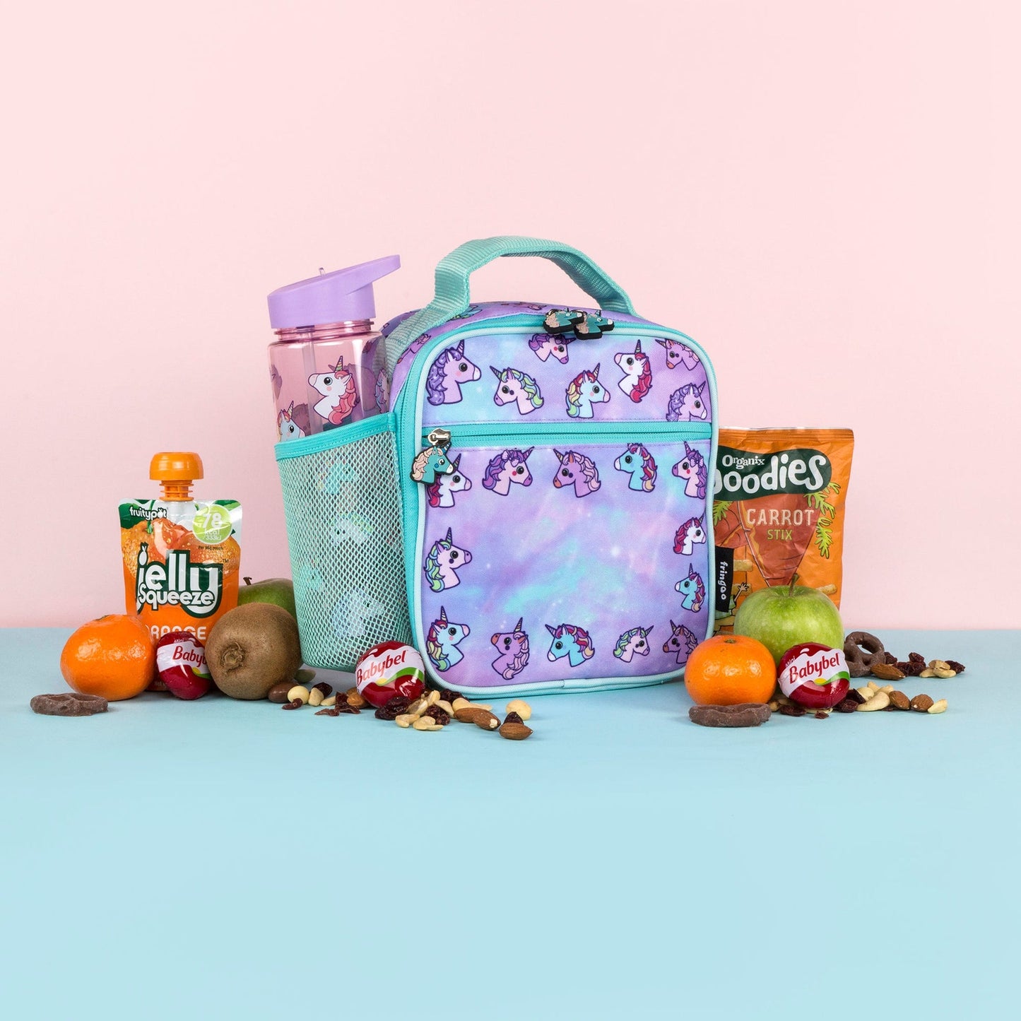 Sac repas – pastel licornes