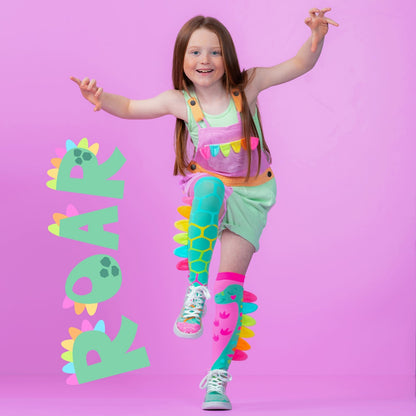 BRÜLLENDE DINOSAURIER-SOCKEN