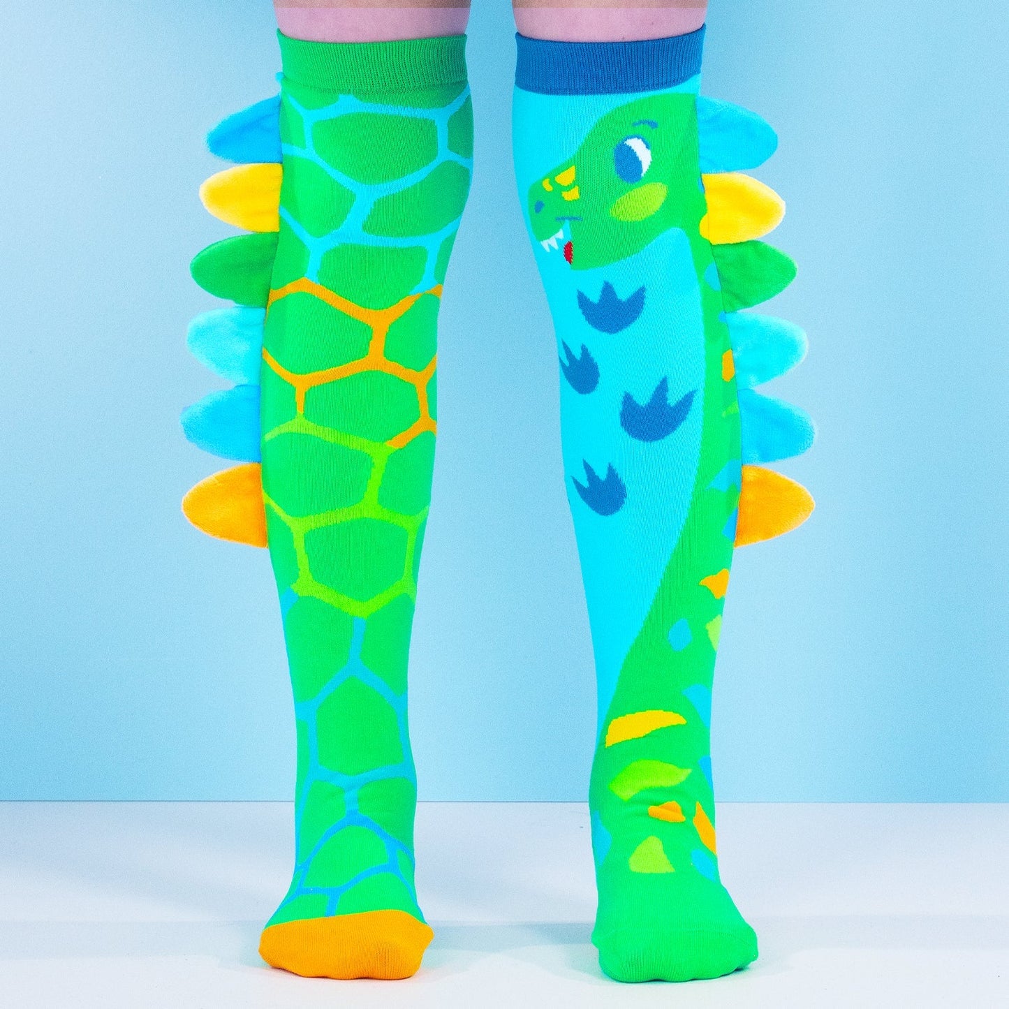 GREEN ROAR DINOSAUR SOCKS