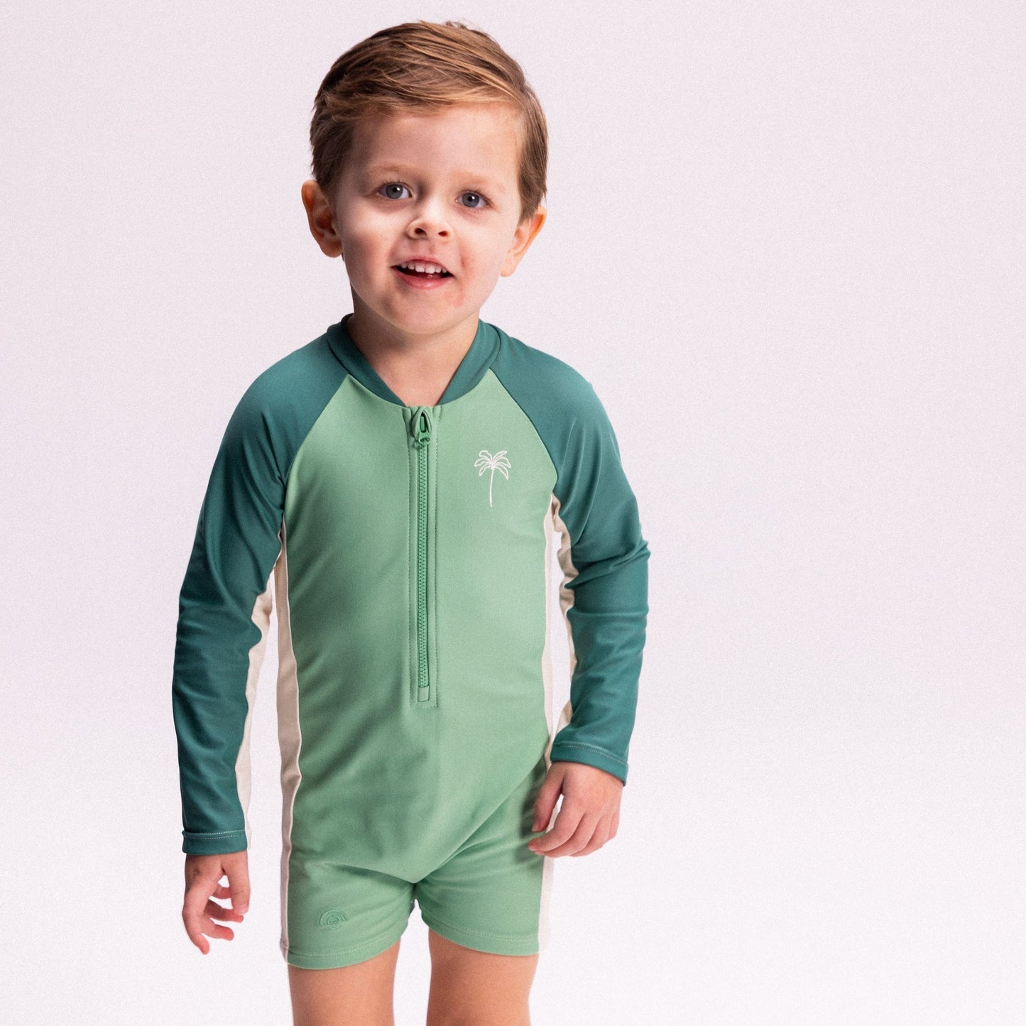 UV-Badeanzug für Jungen – Grün – Feeling Beachy