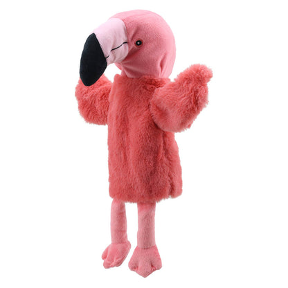 Peluche Flamant rose – Marionnette ECO Buddies – Animaux