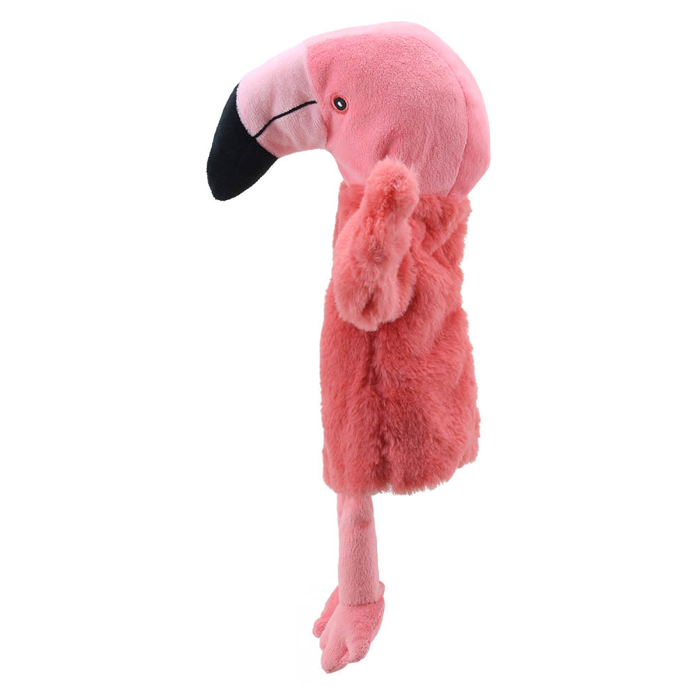 Pink Flamingo Plush – ECO Buddies Puppet – Animals