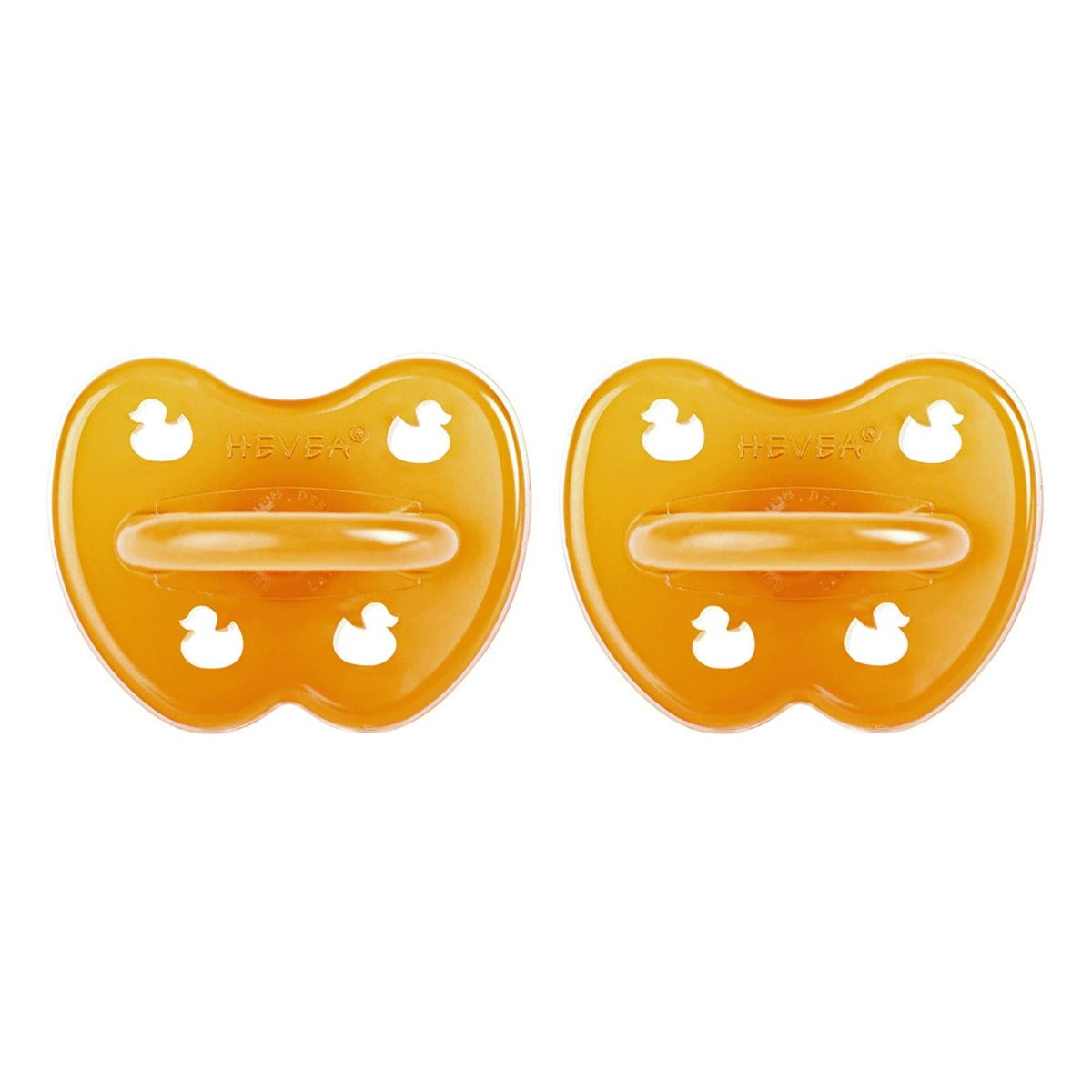 Lot de 2 sucettes symétriques – 3 à 36 mois – HEVEA