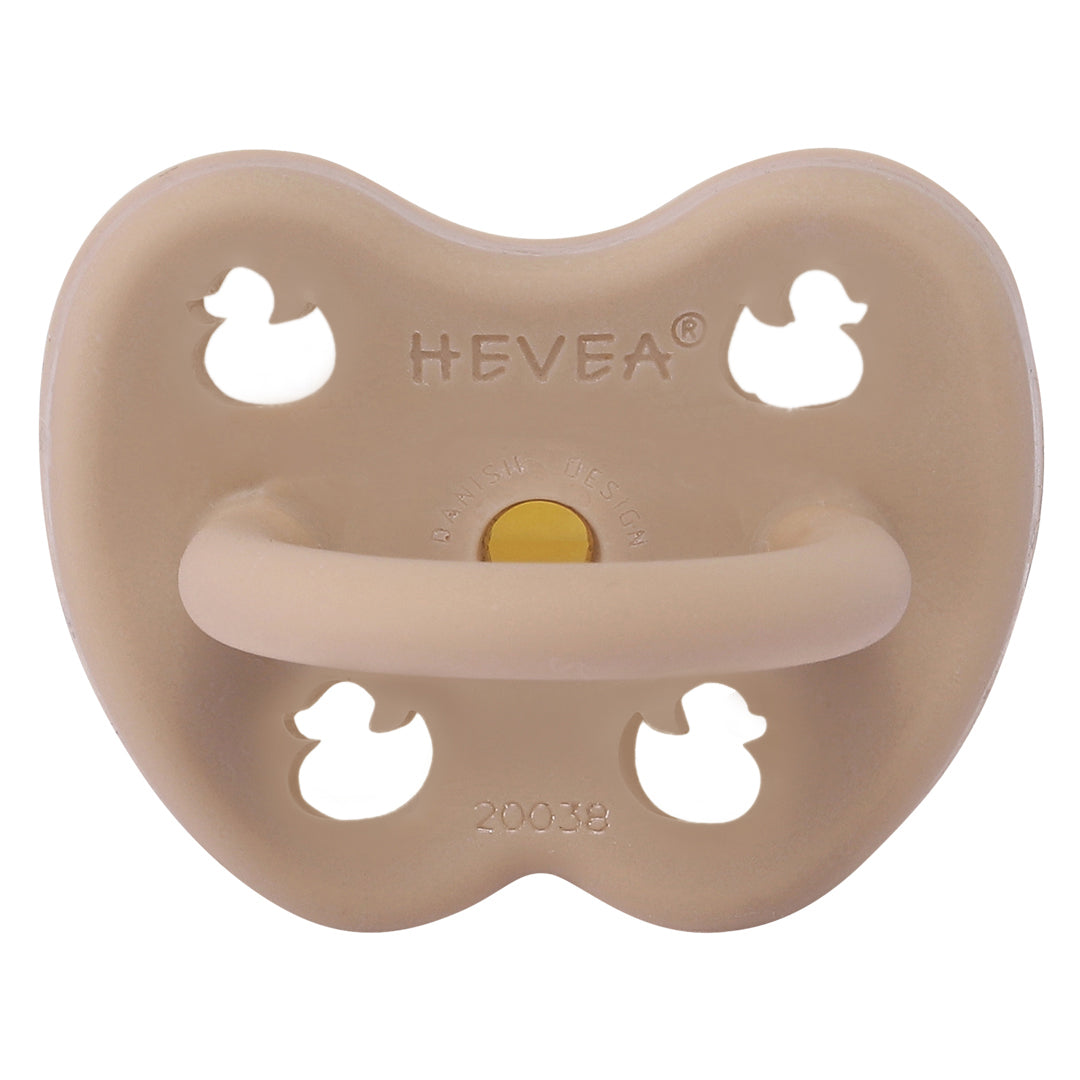Sucette Canard Tan Beige Hevea - OFCK.fr