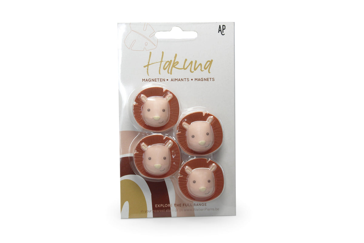 Set mit 4 Magneten - Hakuna