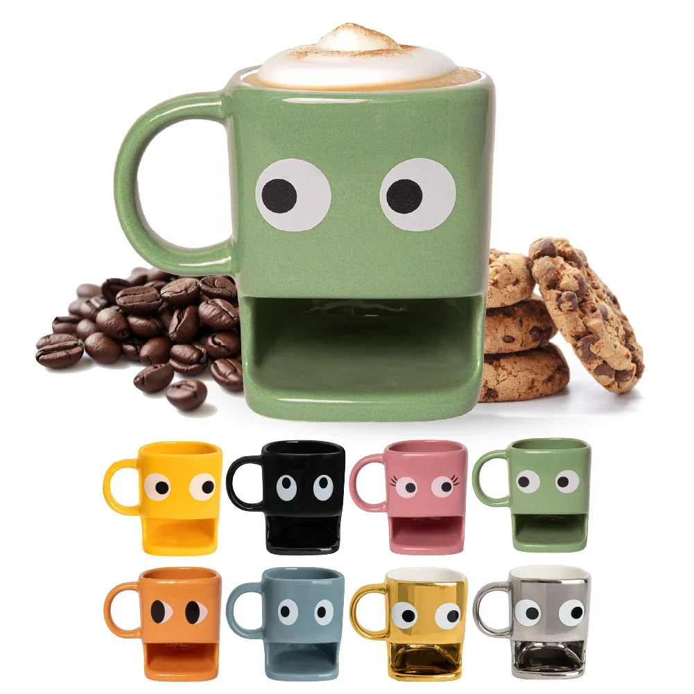 Tasse pour Biscuits Verte – Fisura – vue 2