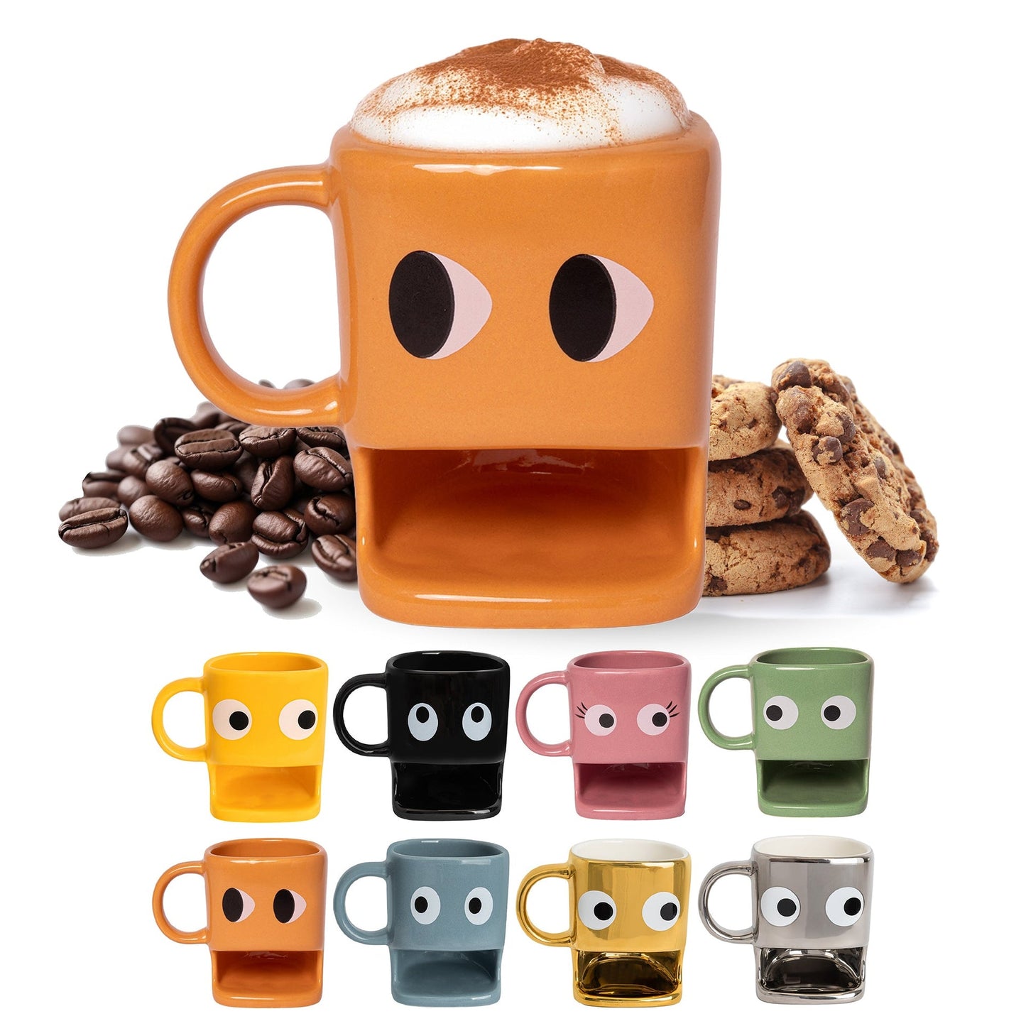 Tasse pour Biscuits Orange – Fisura – vue 2