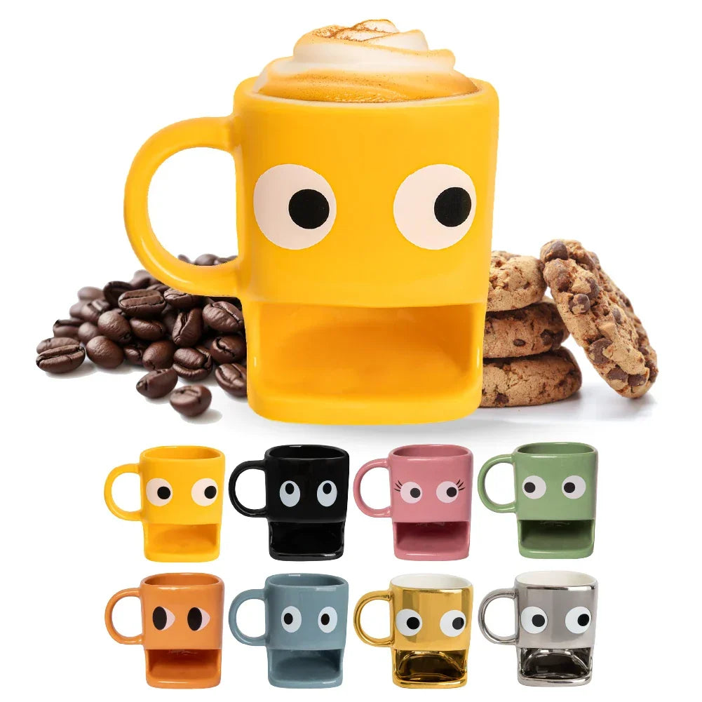Tasse pour Biscuits Jaune – Fisura – vue 2