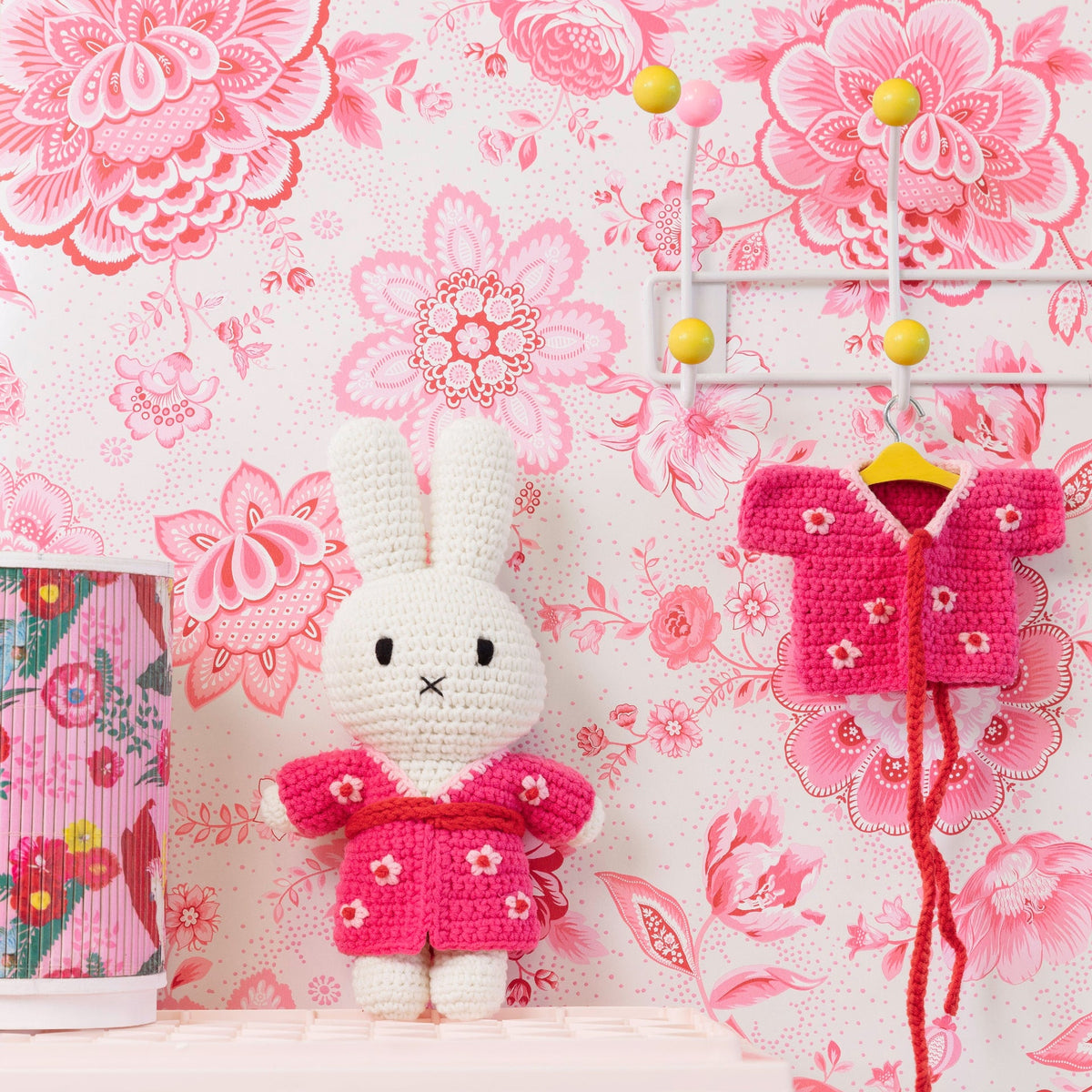 Peluche Miffy – Robe Arc-en-ciel Naturel