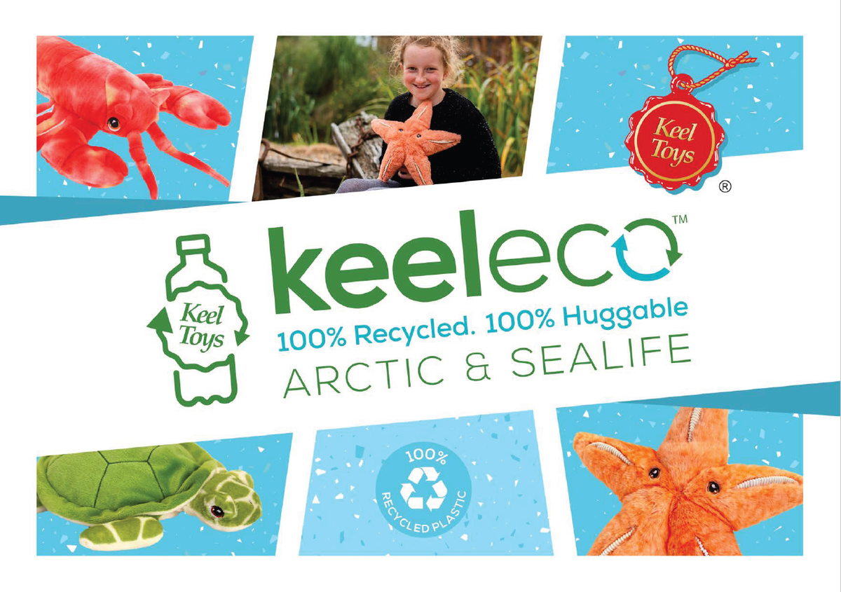 Collection Keeleco animaux marins de Keel Toys