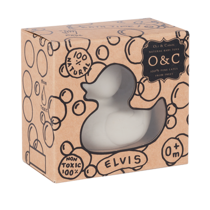 Elvis le Canard Gris – Jouet de bain et dentition bébé – vue produit 5
