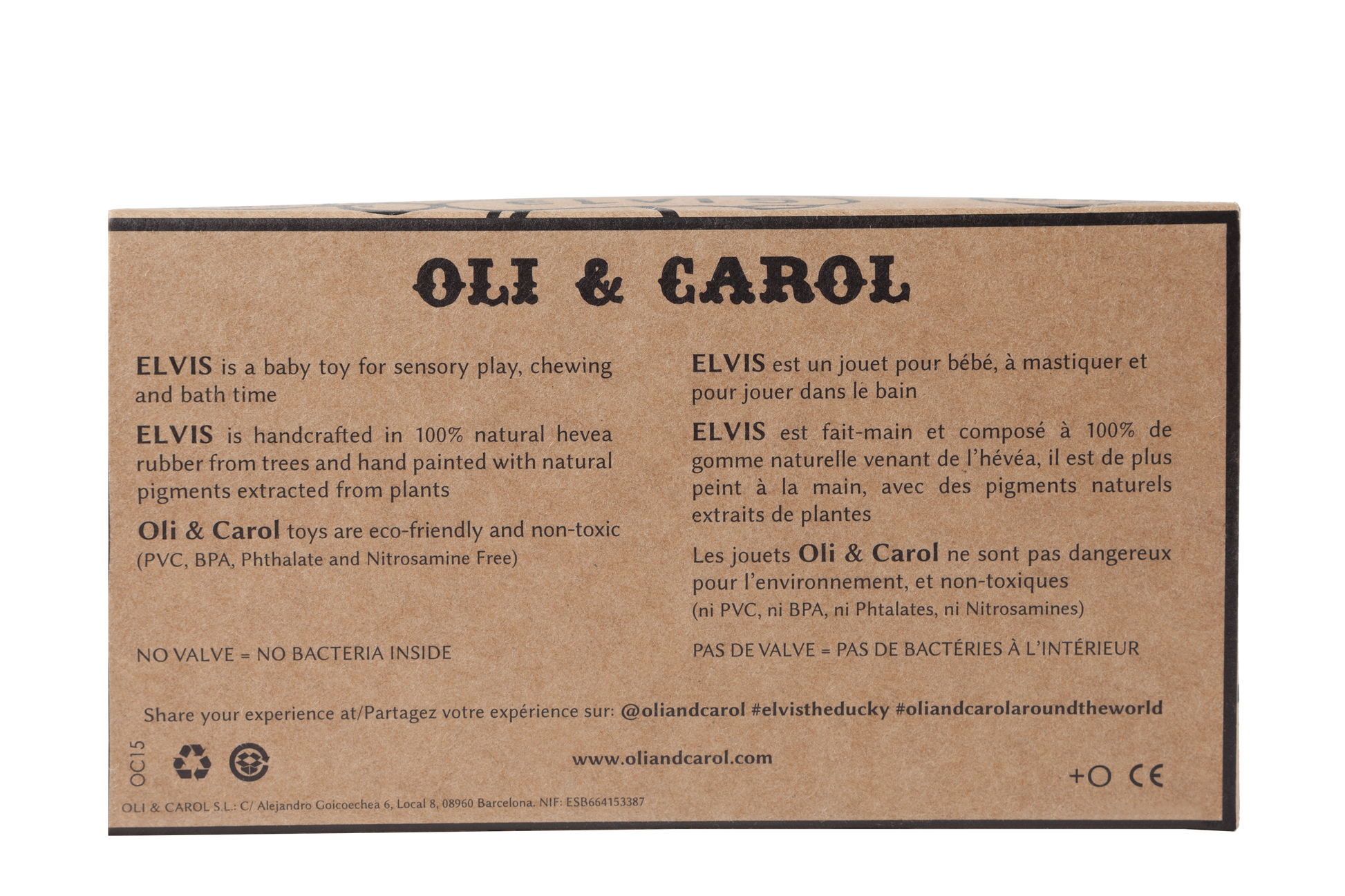 Elvis le Canard Jaune – Jouet de bain et dentition bébé – vue produit 20