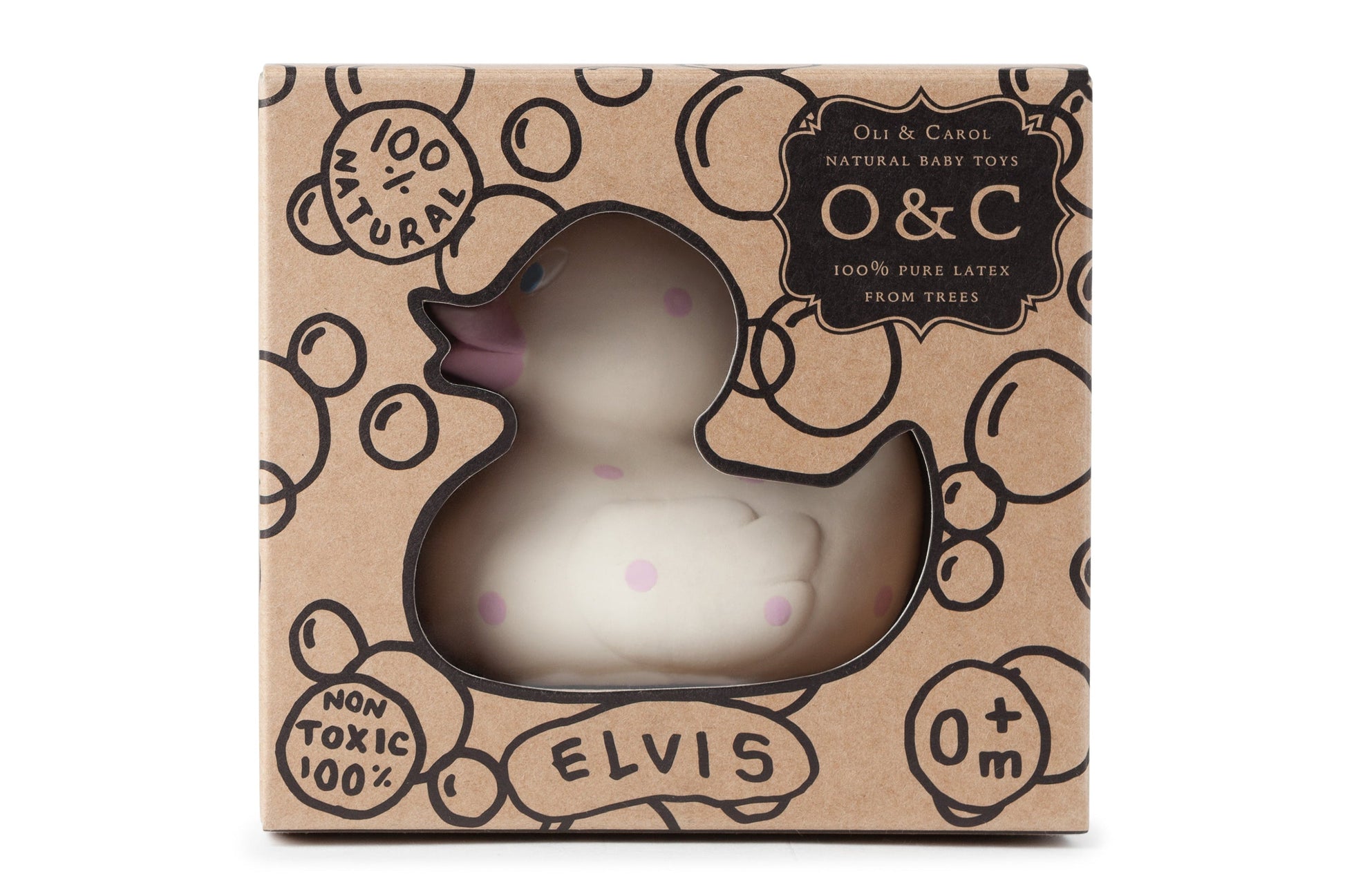 Produit Elvis Le Canard Pois Roses Kawaii