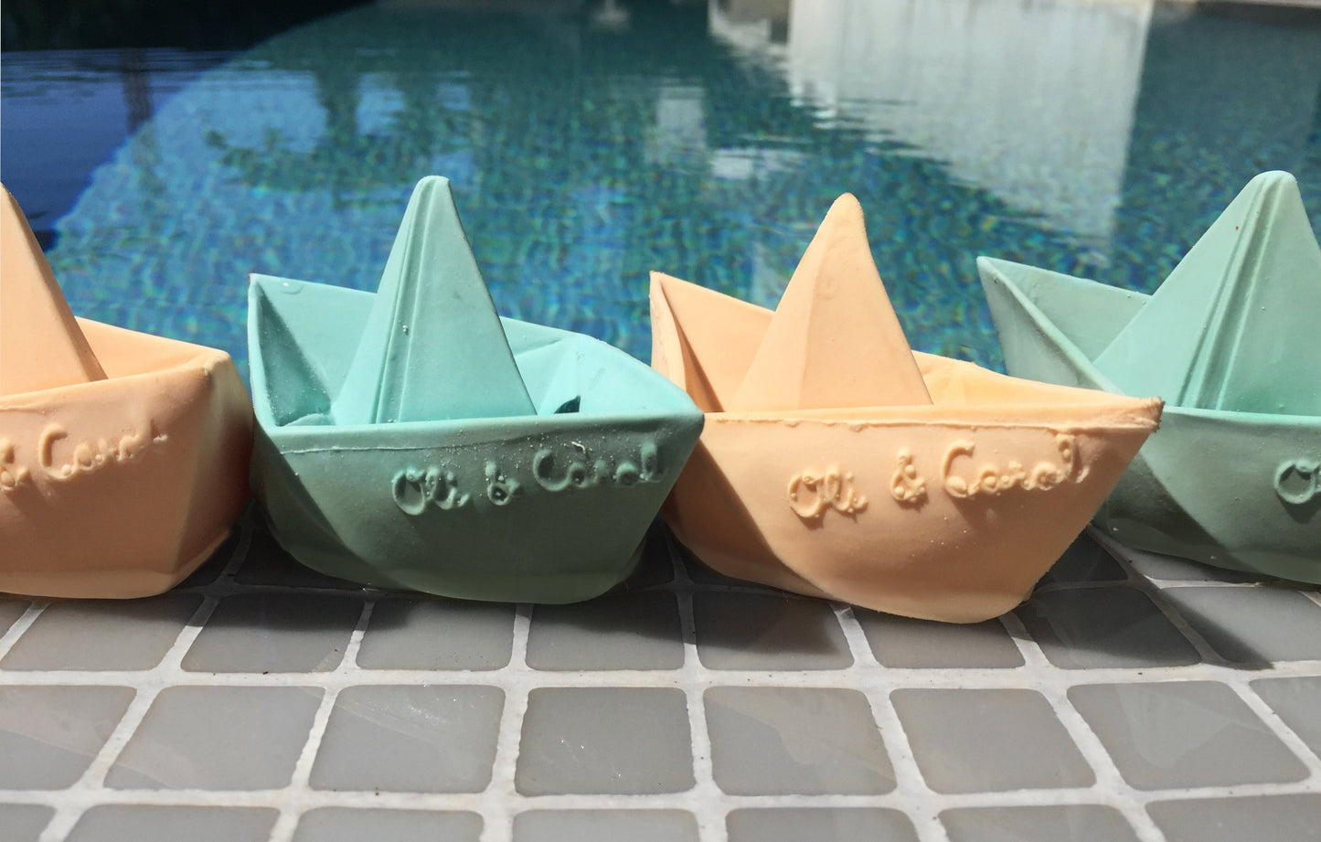 Produit Bateau Origami Menthe Fan